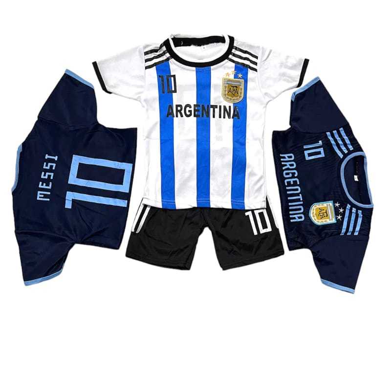 SETELAN BAJU BOLA ANAK LAKI LAKI TERBARU ARGENTINA HOME USIA 4 - 15 TAHUN