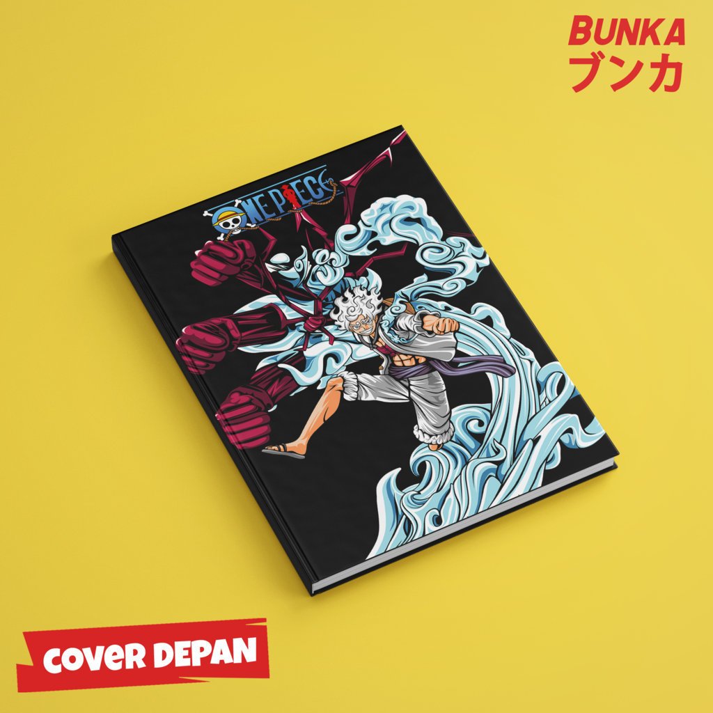 

Note Book Aesthetic Anime One Piece Monkey d Luffy Gear 5 Design Hardcover A5 Buku Tulis Catatan Notes Agenda Planner Jurnal vintage buku catatan story book kado anniversary valentine cowok cewek murah