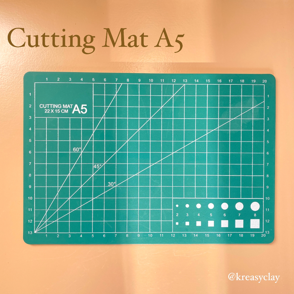 

Cutting Mat A5 - Alas Potong Kerajinan Tangan - Crafting Mat Pad