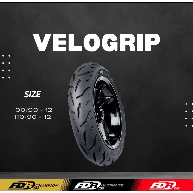 BAN FDR VELOGRIP 100/90 110/90 RING 12 TUBELESS