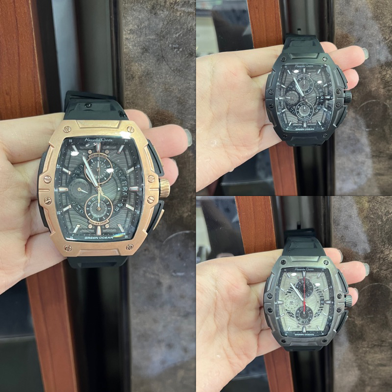 JAM TANGAN PRIA ALEXANDRE CHRISTI AC6629 AC 6629 RUBBER