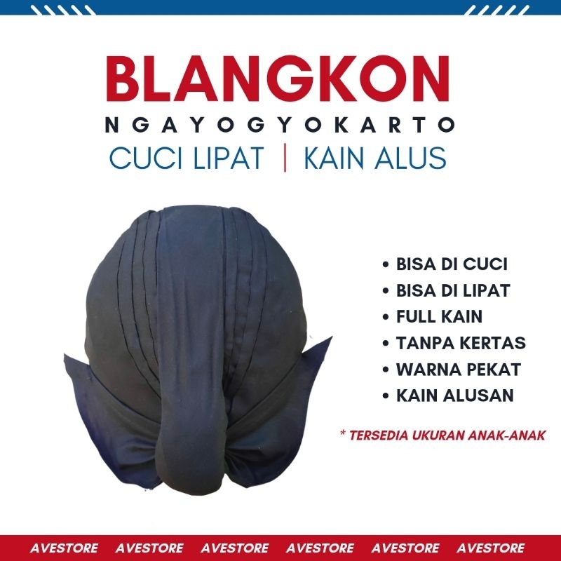 Blangkon Alusan Blangkon Jogja cuci lipat kain alus