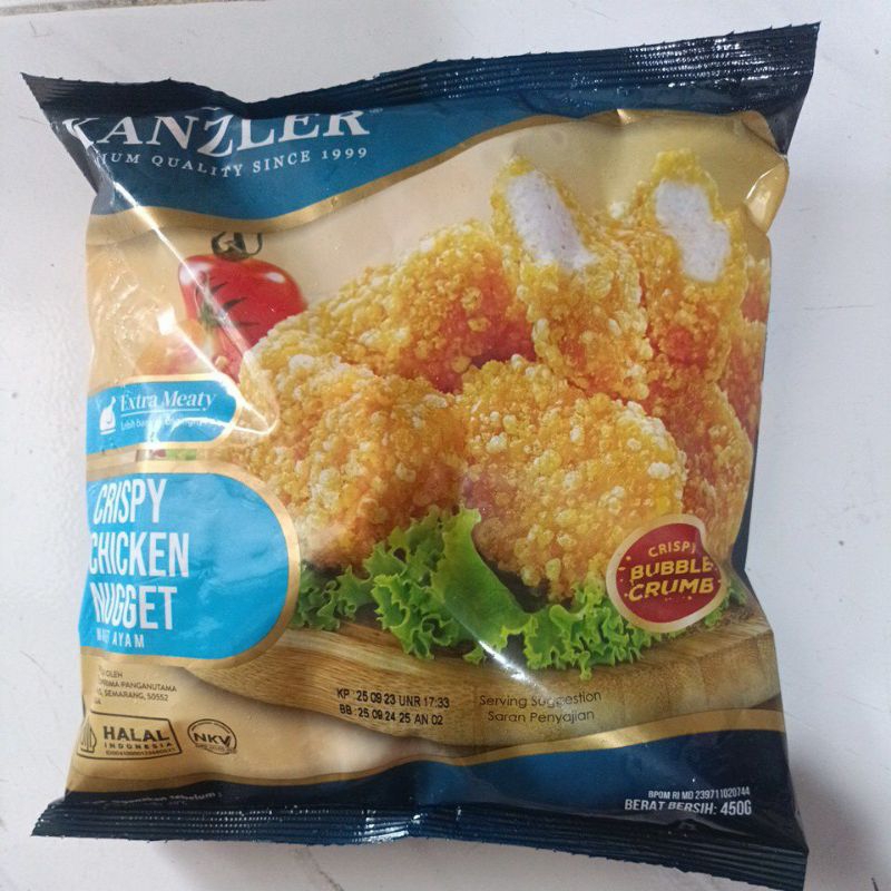 

Crispy Chicken Nugget Ayam Kanzler 450gr