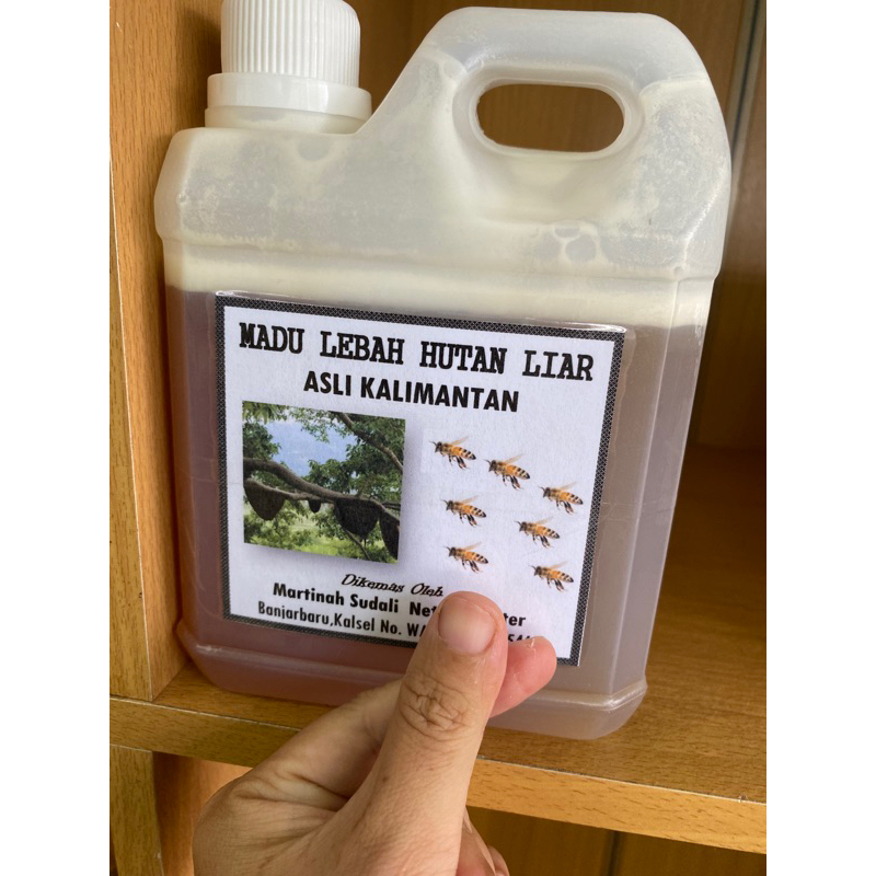 

madu lebah hutan kalimantan 1liter