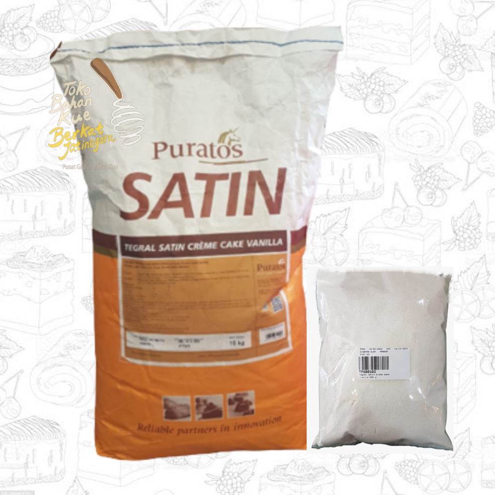 

❤[PROMO ⚡ALE!!!]❤ TEGRAL SATIN CREME CAKE VANILLA PURATOS /TEPUNG PREMIX VANILLA 10 KG