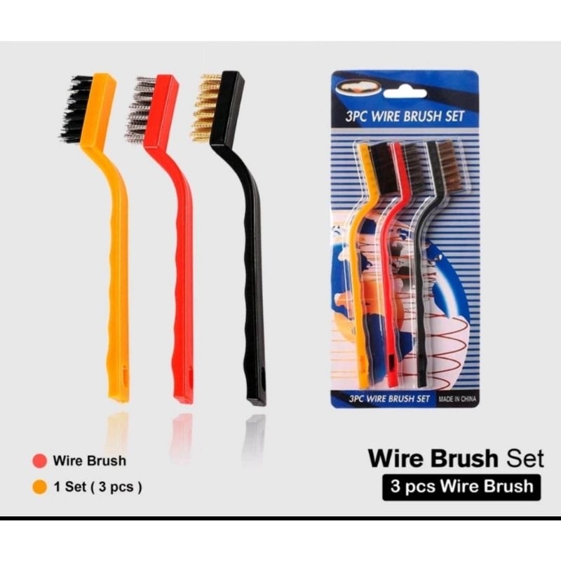 WIRE BRUSH SET/SIKAT PEMBERSIH