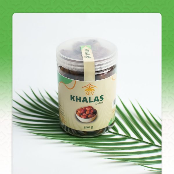 

Arofah Kurma Khalas Toples Kemasan 500gr