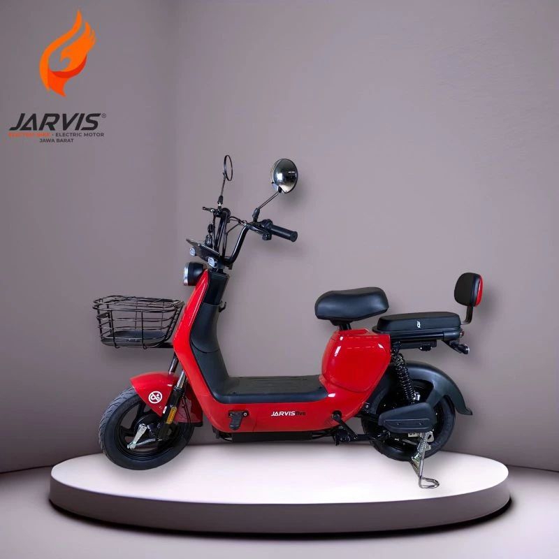 PROMO SEPEDA LISTRIK JARVIS 5 BATRE 48 VOLT SPESIAL FITUR PEDAL ASSIST