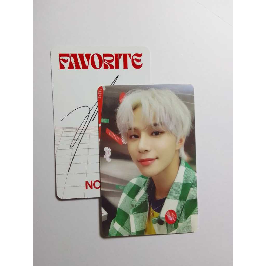 Photocard Jungwoo NCT 127 OFFICIAL Favorite
