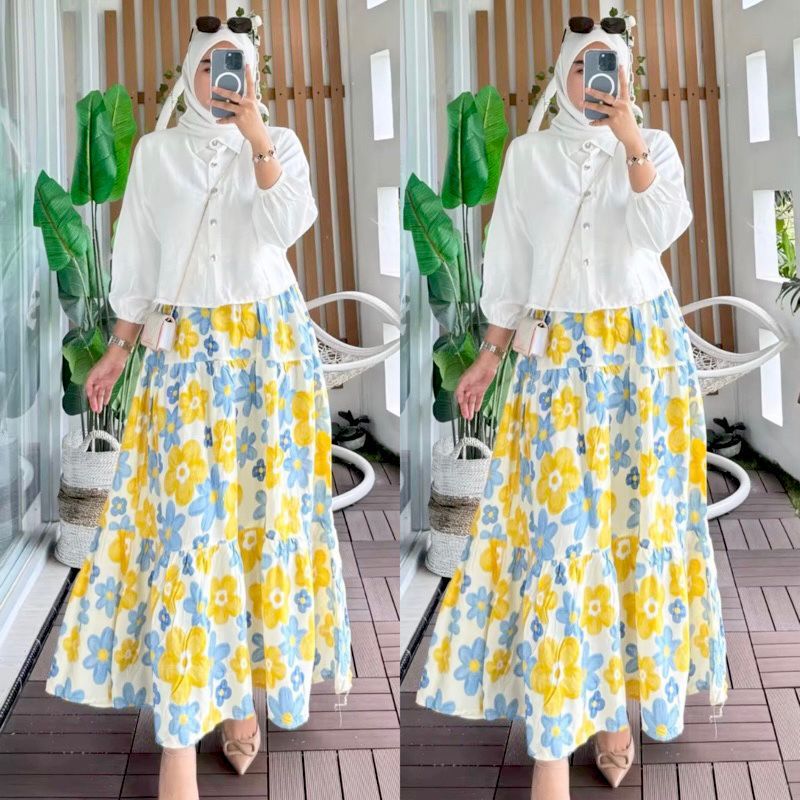 ONE SET ROK HAVEL/ONE SET ROK CRINKLE MIX RAYON