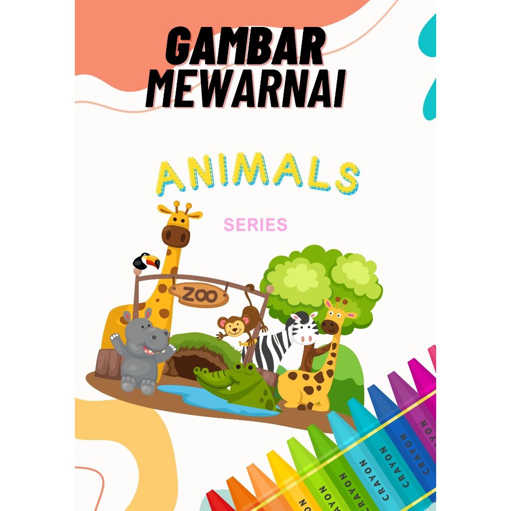 

Gambar Sketsa Mewarnai ~ sketsa mewarnai anak Part A SERIES ANIMAL/ Seketsa Lukis / Drawing Sketch / Menggambar A4 (Bukan Buku) ANAK TK PAUD