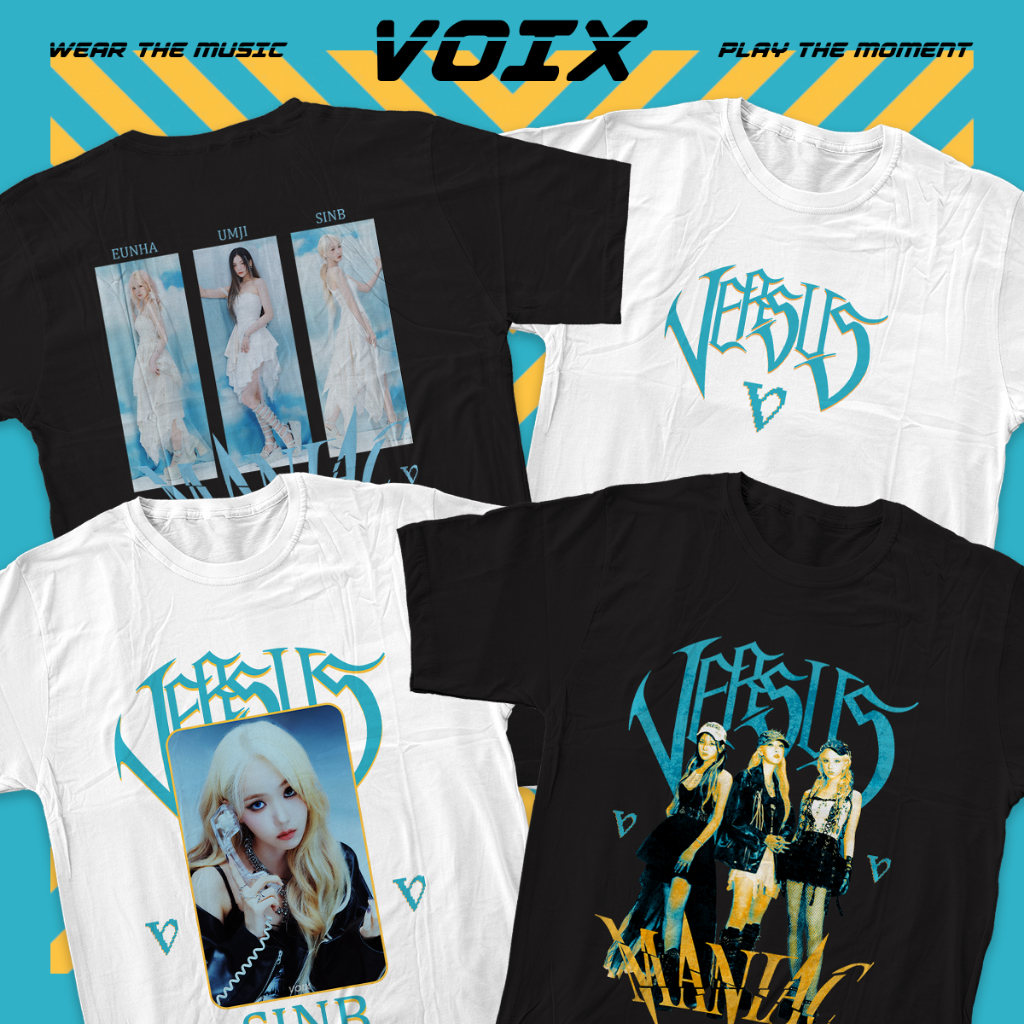 Kaos Kpop VIVIZ "VERSUS; MANIAC" Tee - Eunha, SinB, Umji