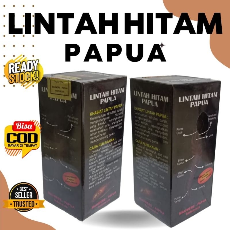 MINYAK LINTAH HITAM °PAPUA ° MINYAK HERBAL ORIGINAL ASLI PAPUA