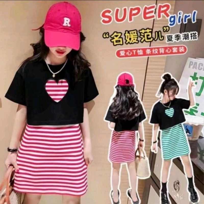 Baju Anak Cewek Usia 6-10Thn