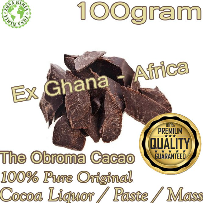 

✨ Cocoa Liquor Raw Obroma Pasta Cacao Paste Cacao Mass Cocoa 100gram