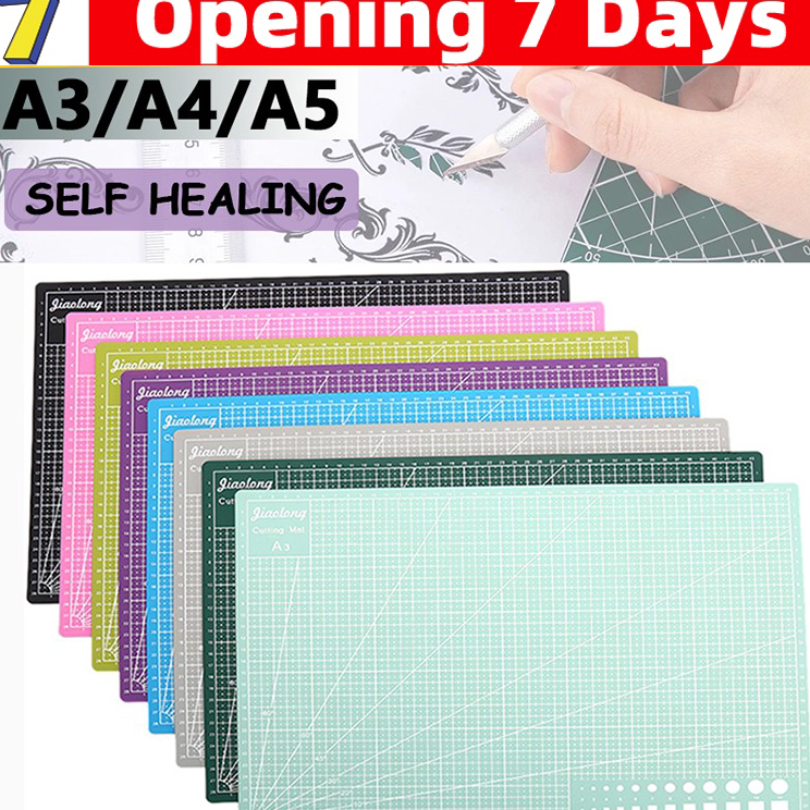 

Baru A3/A4 PVC Cutting Mat Cutting Pad Board Double-sided DIY Tool Cutting Board-Papan