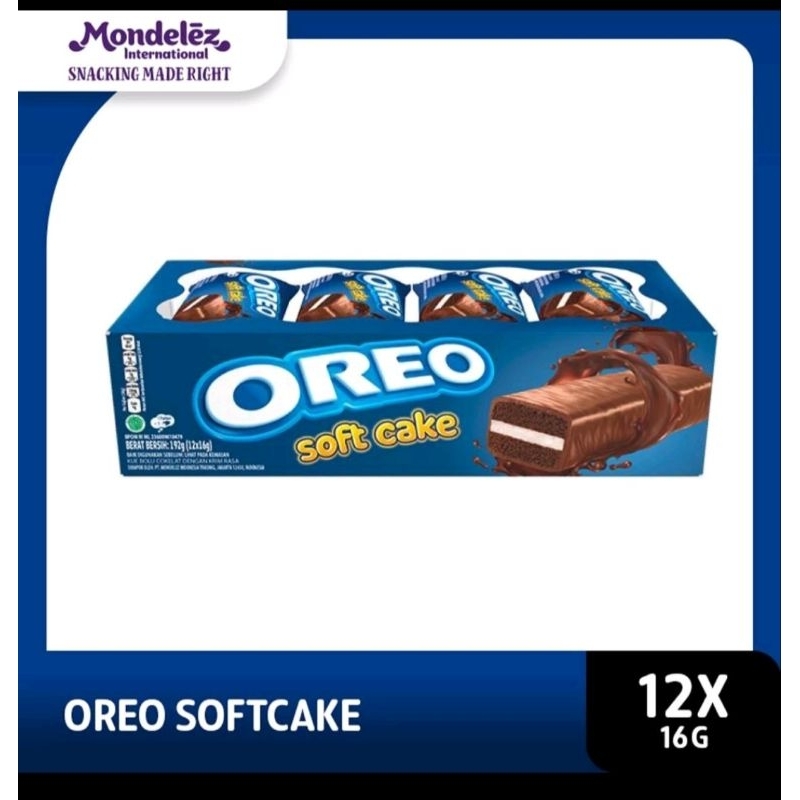 

Oreo Bolu Softcake isi 12x16g Cemilan Bersama Keluarga