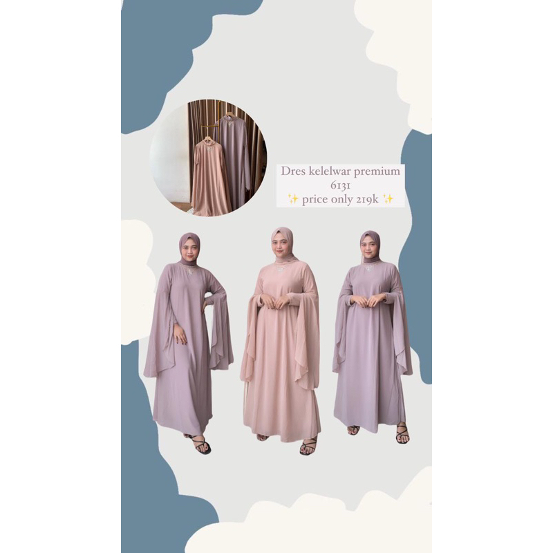 Dress Kelelawar Ceruty