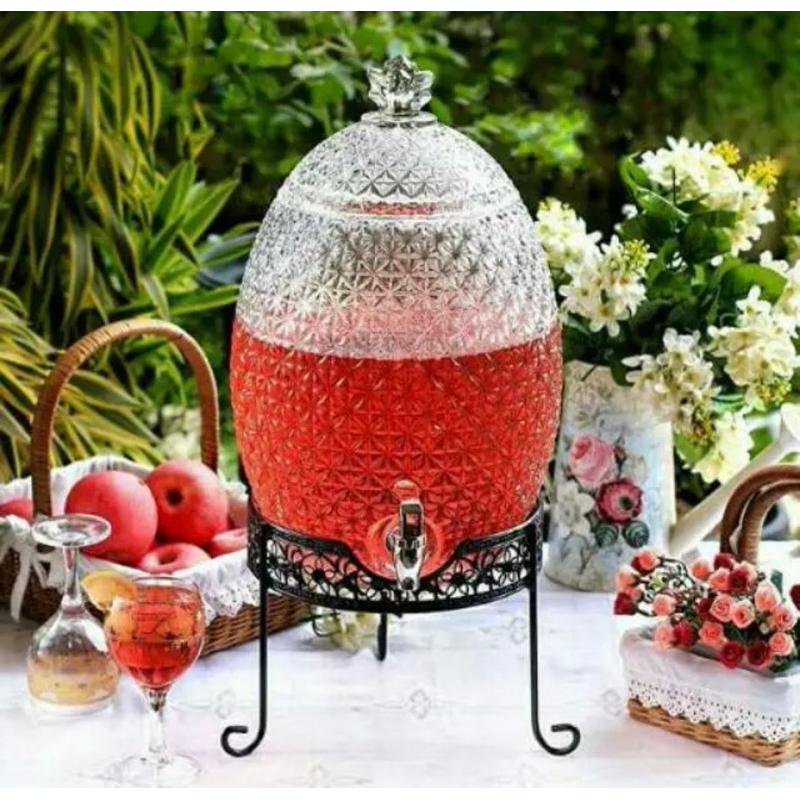 Dispenser Vicenza dan Delicia Kaca 10 Liter / Tempat Air Minum