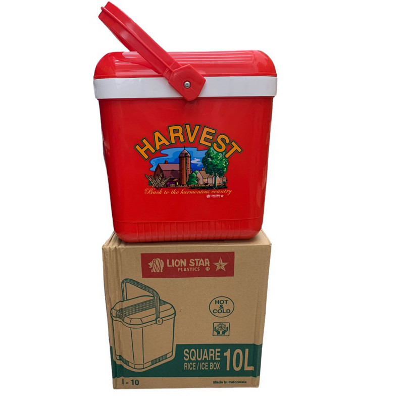 LION STAR SQUARE RICE BOX/ICE BOX 10Liter TERMOS NASI KOTAK ES BATU