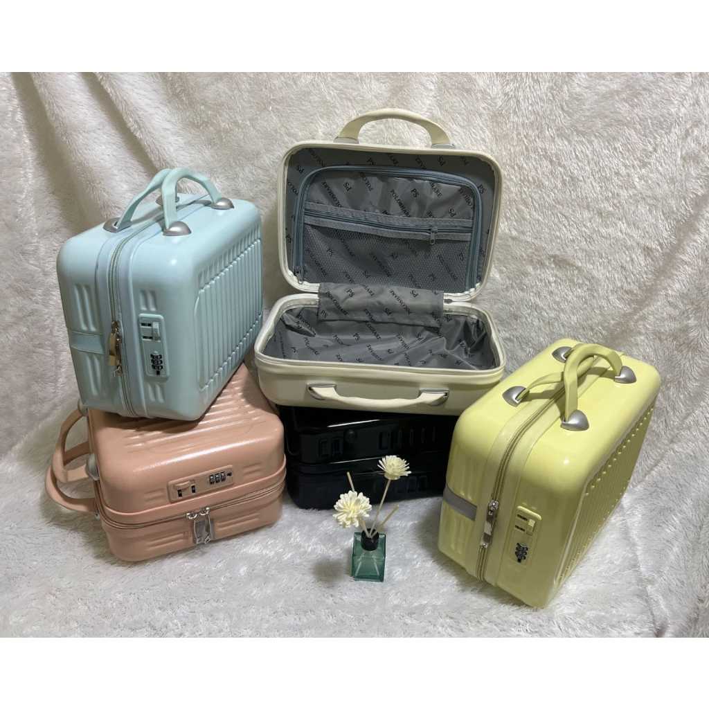 193 KOPER 14 INCH MINI BEAUTYCASE TAS MAKE PIN LOCK KODE 3 DIGIT