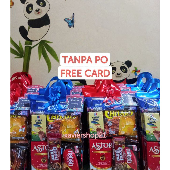 

FHML0741 ORIGINAL% Paket snack ulang tahun PREMIUM SNACK / FREE CARD / GOODIE BAG ULANG TAHUN