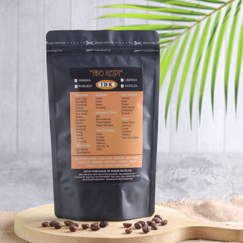 

ARABIKA ACEH GAYO 1KG BUBUK/BIJI KOPI