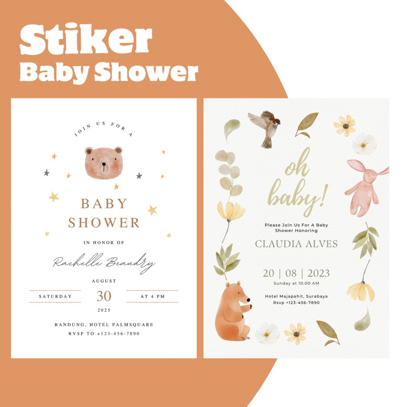 

Cetak Stiker Baby Shower, Wedding, Stiker Segel Pernikahan, Engagement, Souvenir