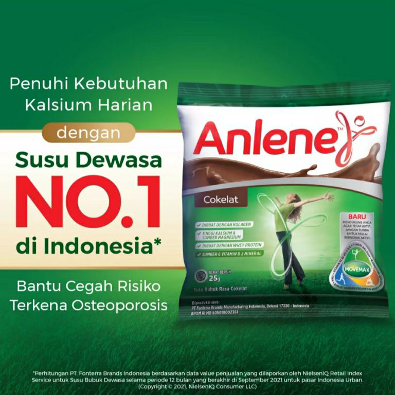 

7.7 FLASH SALE [PROMO - EXP APRIL 2024] ANLENE SACHET COKELAT 25gr x 10 pcs
