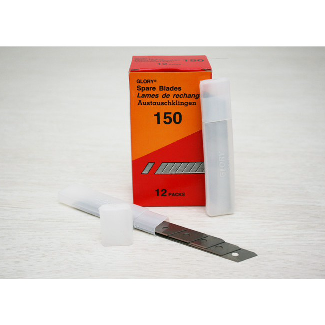 

➹→❆❂ Cutter Refill Besar Glory L 150/ Isi Cutter Blade Glory persis Kenko, SK5