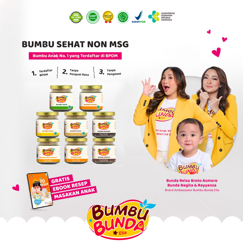 

4.4 Terlaris Bumbu Bunda Elia BPOM Bumbu Non MSG / Bumbu MPASI / Kaldu MPASI / Kaldu Bayi / Bumbu Soto Bumbu Opor Bumbu Putih Bumbu Kuning Bumbu Rawon Bumbu Kari Bumbu Nasi Goreng Bumbu Semur