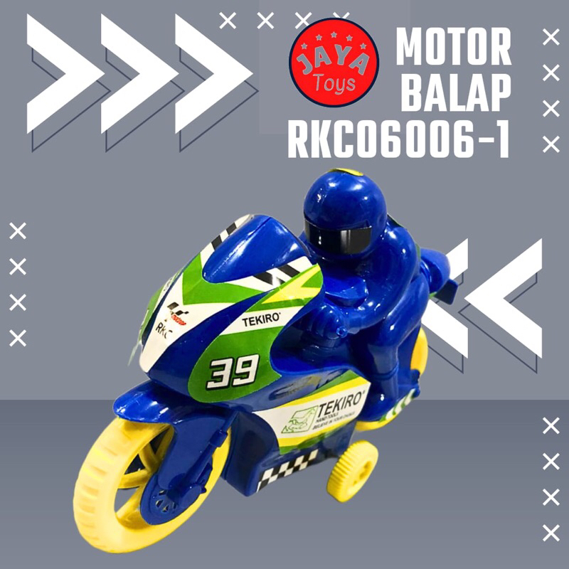 Mainan Anak Motor GP Rider RKC 06006-1 MAINAN ANAK-ANAK KENDARAAN SPEDAH MOTOR SPORT MOTOR GP + ORAN