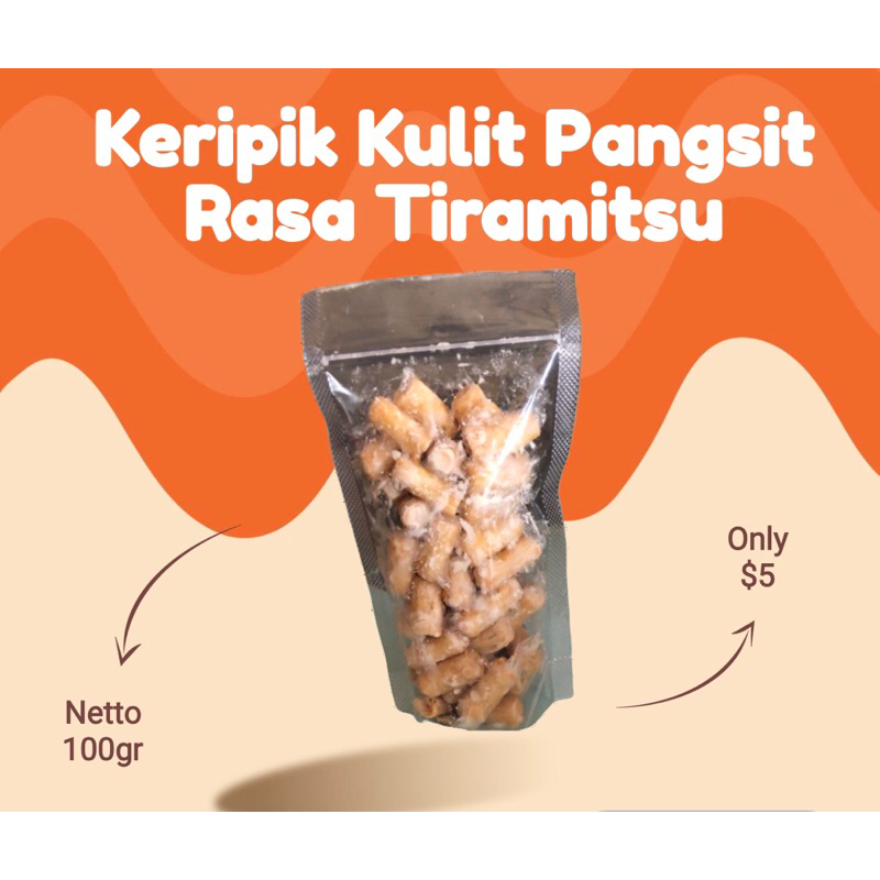 

keripik kulit pangsit lumer