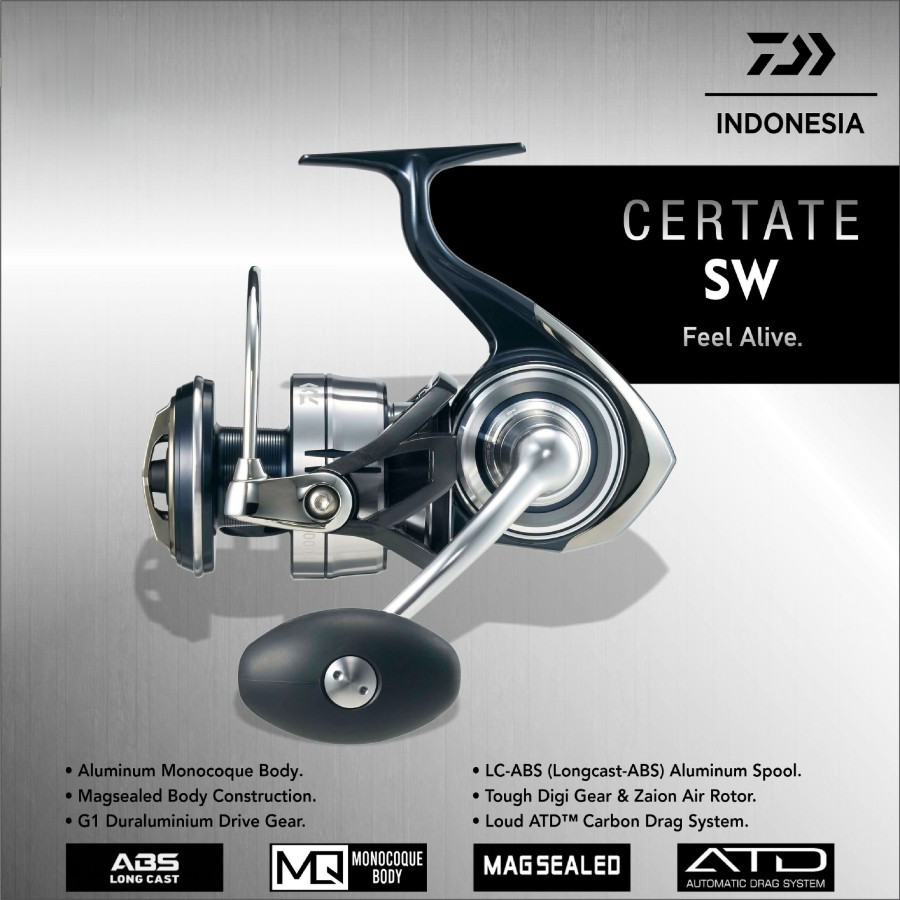 REEL DAIWA CERTATE 21 SW G 18000-H | 10000-P | Saltwater