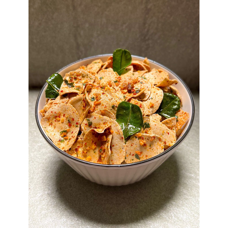 

Basreng pedas daun jeruk