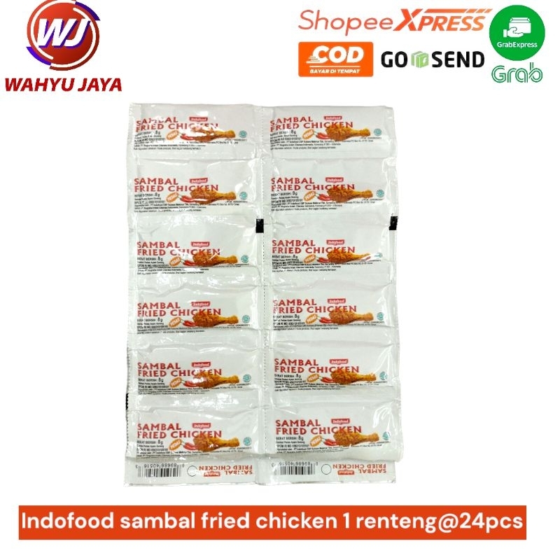 

Indofood sambal fried chicken sachet @24 pcs