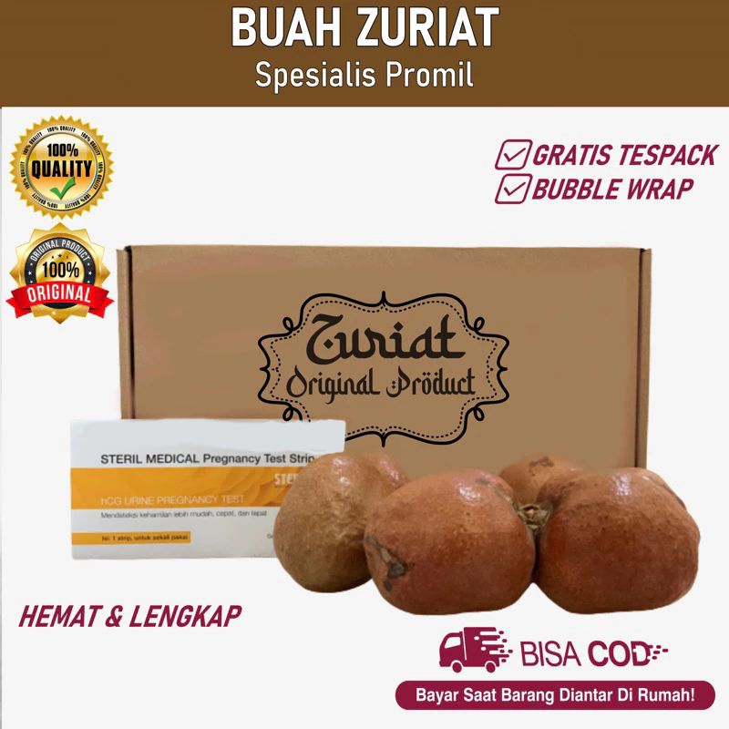 

BUAH ZURIAT PROMIL 1Kg FREE TEST PACK/ BUAH ZURIAT MESIR