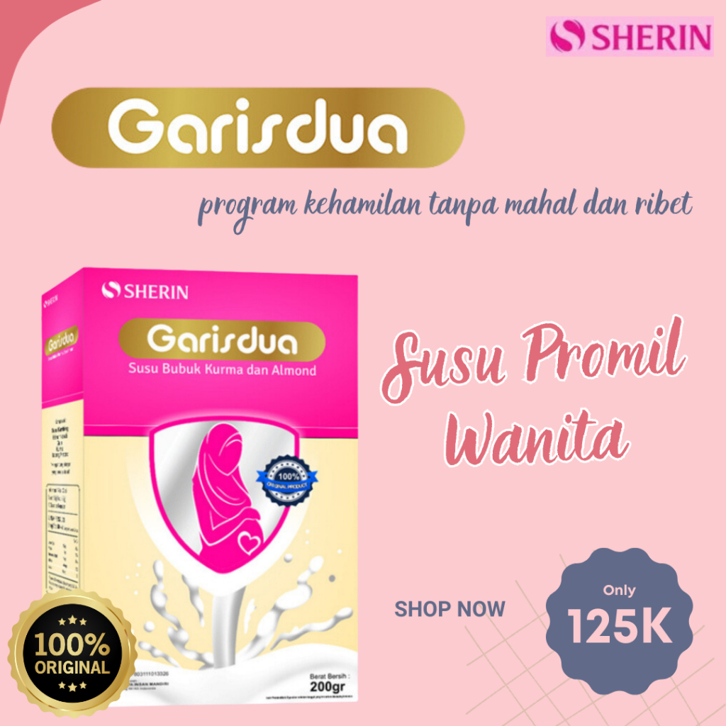 

SUSU GARIS DUA PROMIL - Susu Bubuk Penyubur Kandungan - Susu Ibu Hamil - Susu Ibu Menyusui