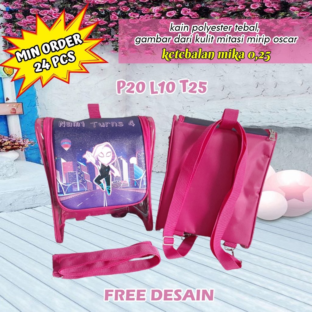 Tas Souvenir Mika Ultah Ransel Anak Custom