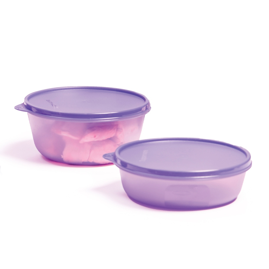 Tupperware Modular Bowl Ungu Toples, Toples Makanan, Toples Kue