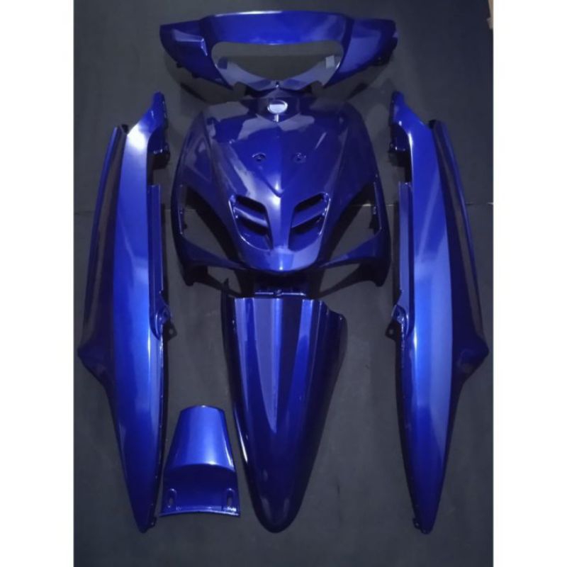 Cover Full Body Yamaha Mio Sporty Biru /full set body halus Mio sporty warna biru tua