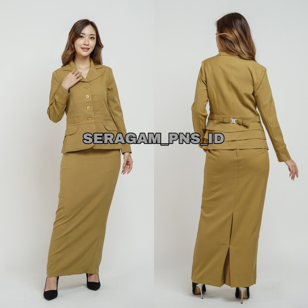 Blazer Wanita / Baju PDH PNS Wanita / Seragam Pemda Wanita / Baju PNS Wanita / Blazer PNS / Baju Gur