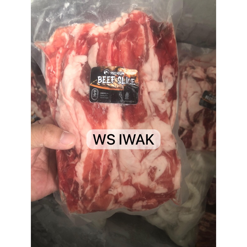 

Beef Slice Shorplate Mix / Daging Slice / Grill / Steamboat