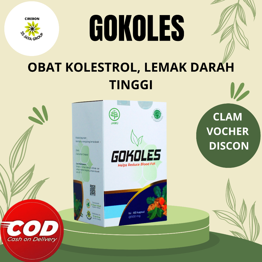 GOKOLES | OBAT KOLESTROL OBAT PENGHANCUR LEMAK DARAH