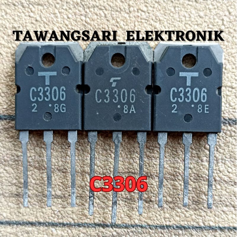 Tr body besi C3306 tr npn  c3306 transistor c 3306 original cabutan