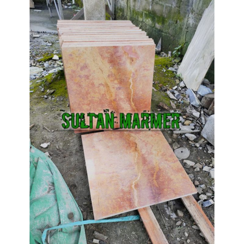 Lembaran Marmer Merah