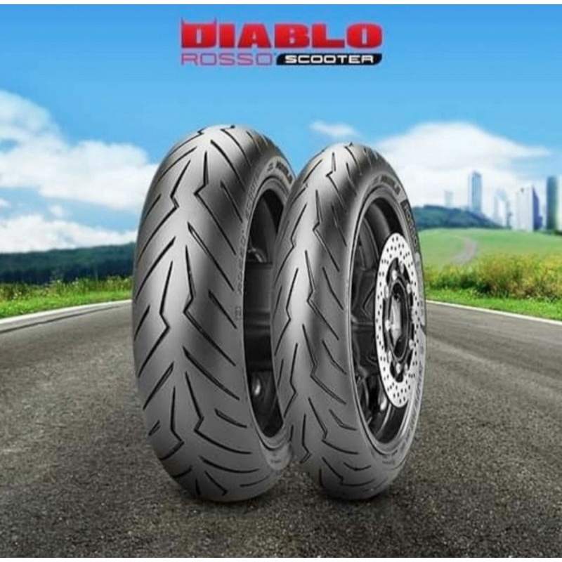 Pirelli diablo rosso scooter 120 70 13 Ban luar pirelli uk 120/70-13 Nmax upgrade