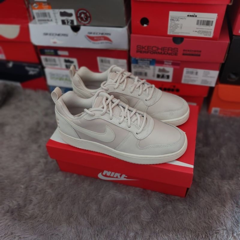 Nike Women's Court Borough Low Premium Shoes - Light Orewood Brown