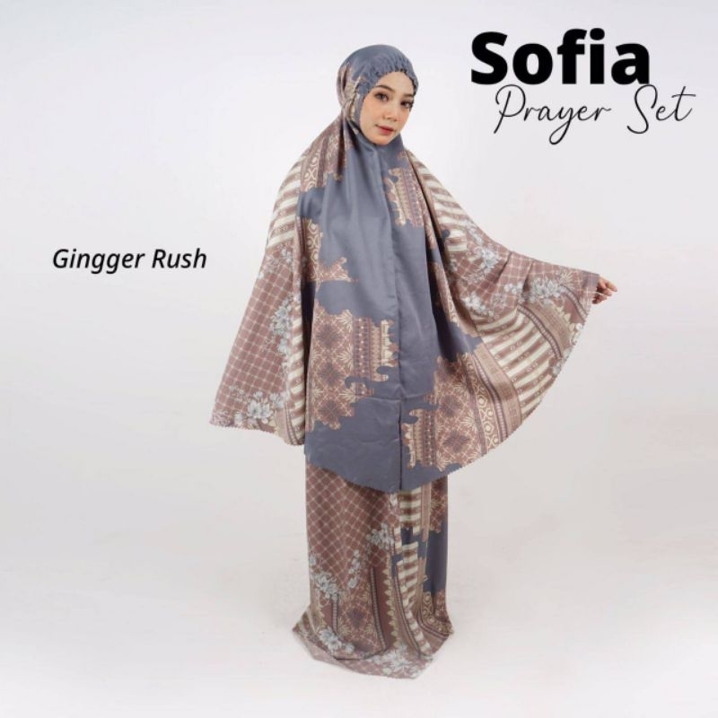 Sofia Prayer Set /Mukenah Potongan /Mukenah