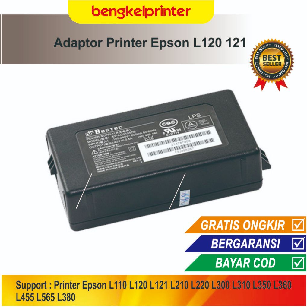 Adaptor Printer Epson L121 L120 | Power Supply Printer Epson L121 L120